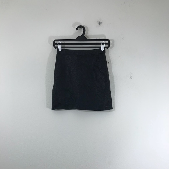 Gino Di Giorgio Vintage Textured Leather Skirt 5/6 - Picture 7 of 7